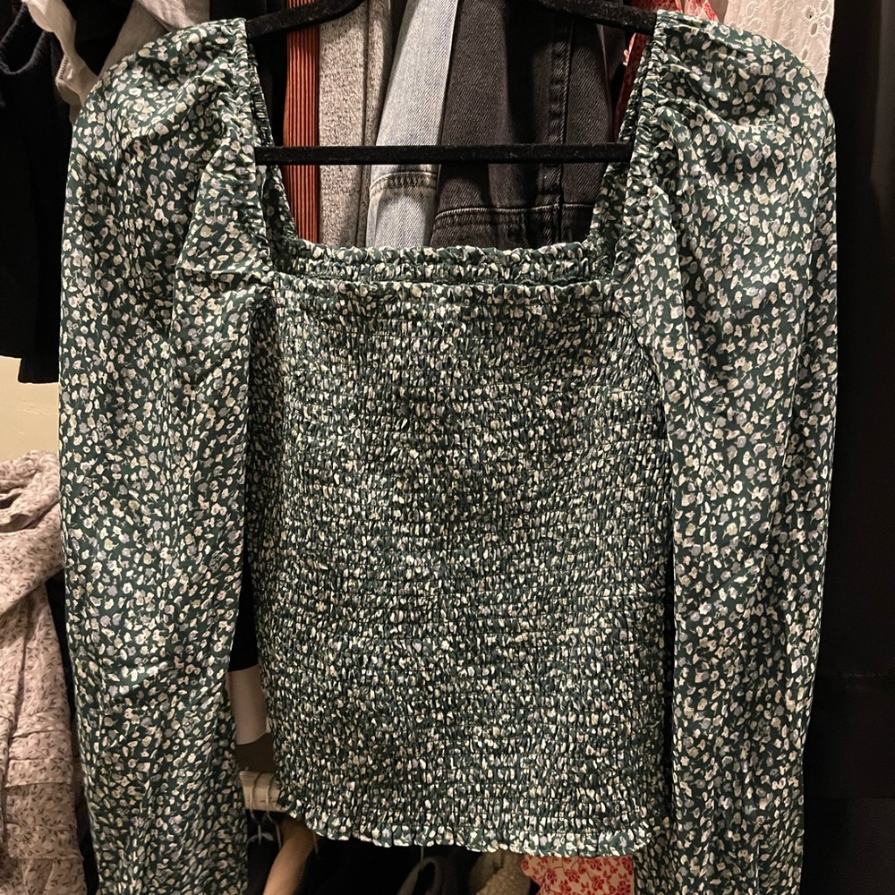 Abercrombie Smocked Top